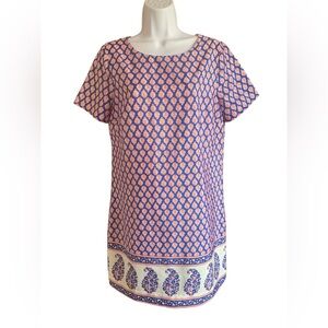 J. Crew Vibrant Gallery Shift Dress Size 6
